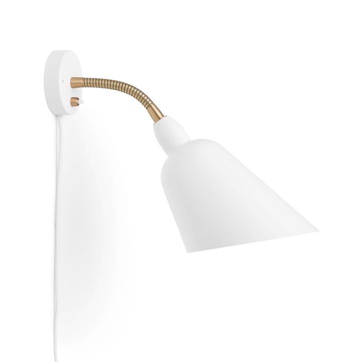 Applique murale Bellevue AJ9, Blanc-laiton &Tradition
