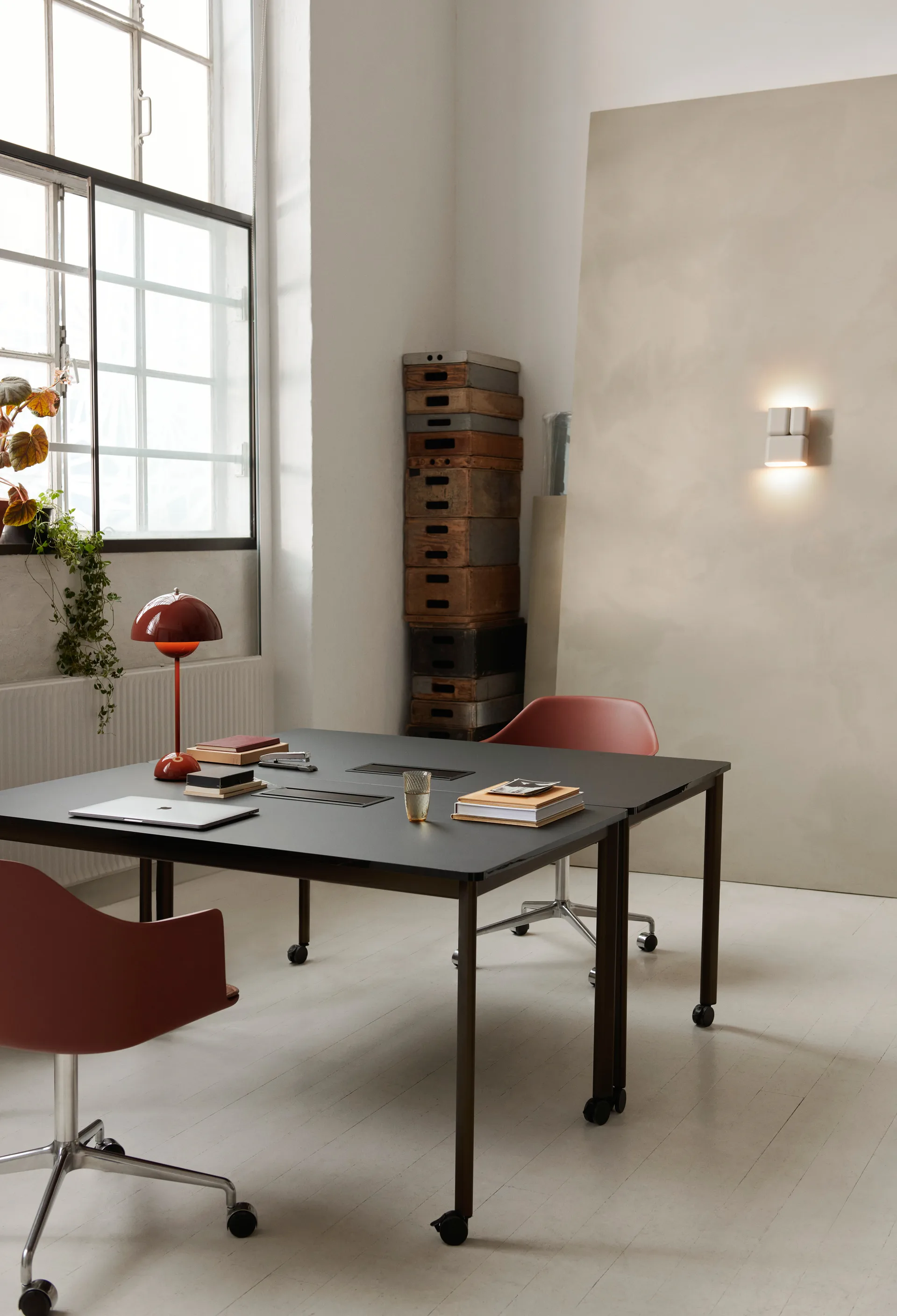 Applique murale Tabata LN10, Silk grey &Tradition