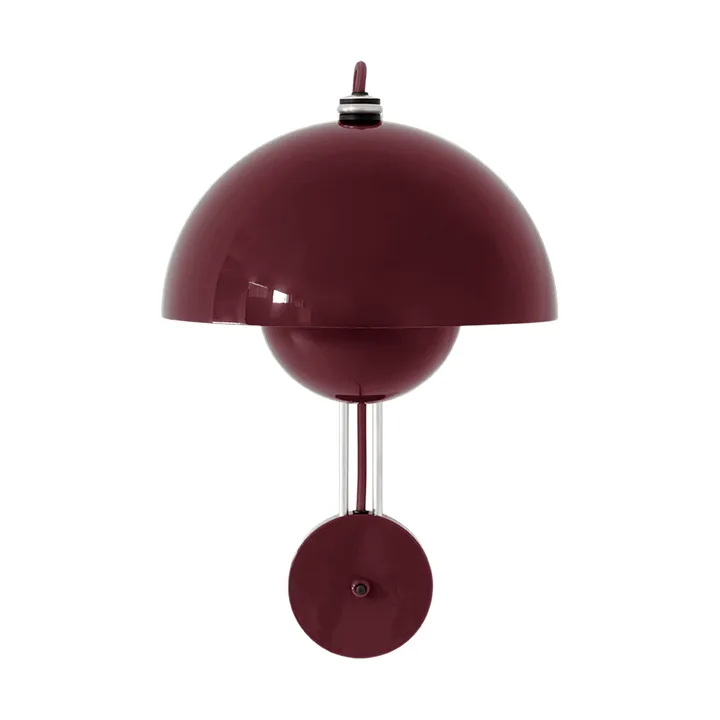 Applique VP8 Flowerpot - Dark plum - &Tradition