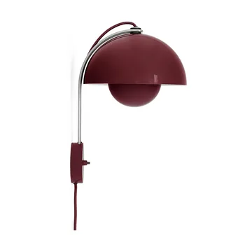 Applique VP8 Flowerpot - Dark plum - &Tradition