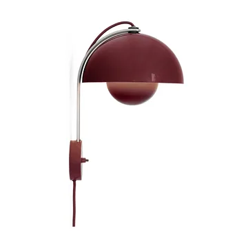 Applique VP8 Flowerpot - Dark plum - &Tradition