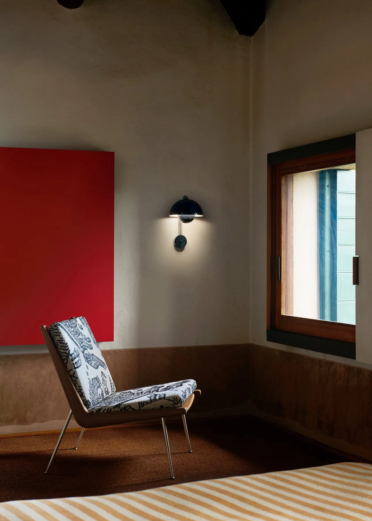 Applique VP8 Flowerpot, Steel blue &Tradition