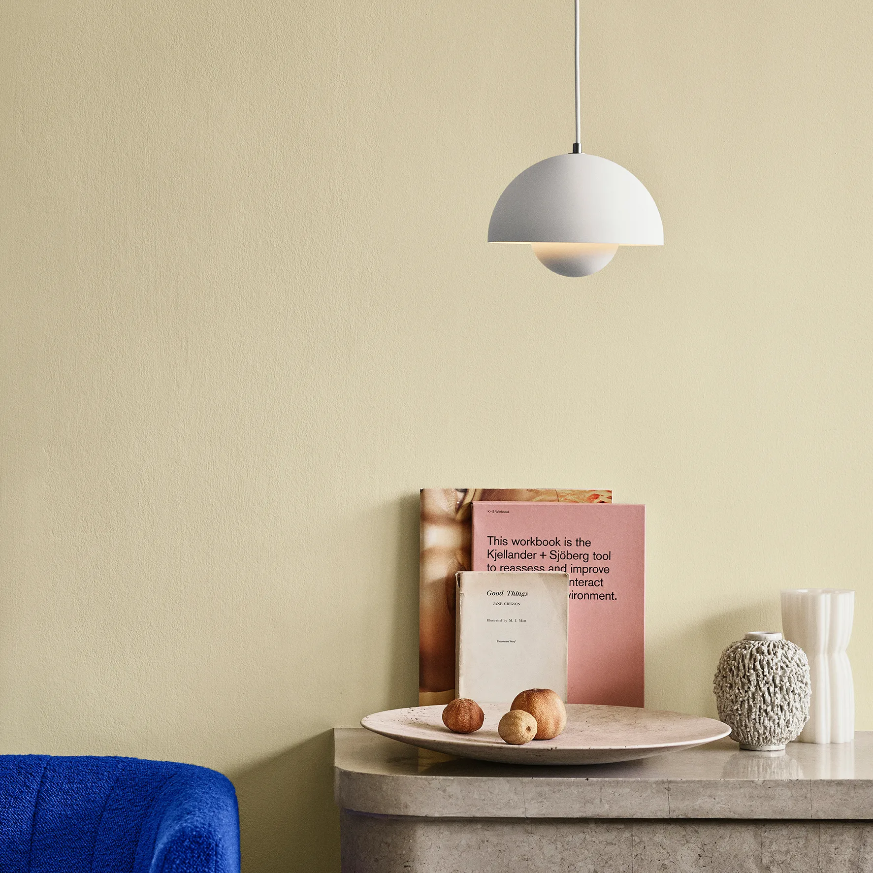 Assiette Travertine SC55, Ø50 cm &Tradition