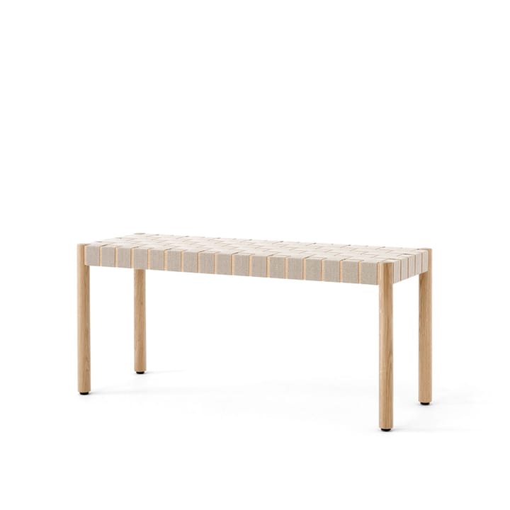 Banc Betty TK4 - oak, assise en ruban de lin tressé naturel - &Tradition