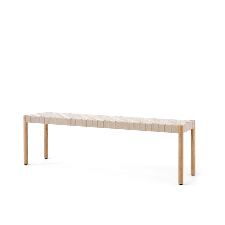 Banc Betty TK5 - oak, assise en ruban de lin tressé naturel - &Tradition