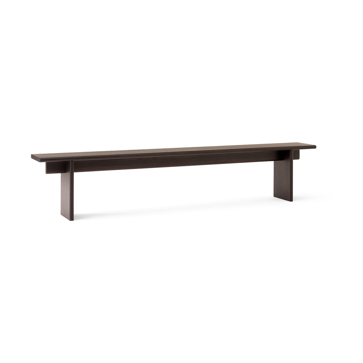 &Tradition Banc Ita OS6 230 cm Dark stained oak | Design Scandinave | Bancs | Marron