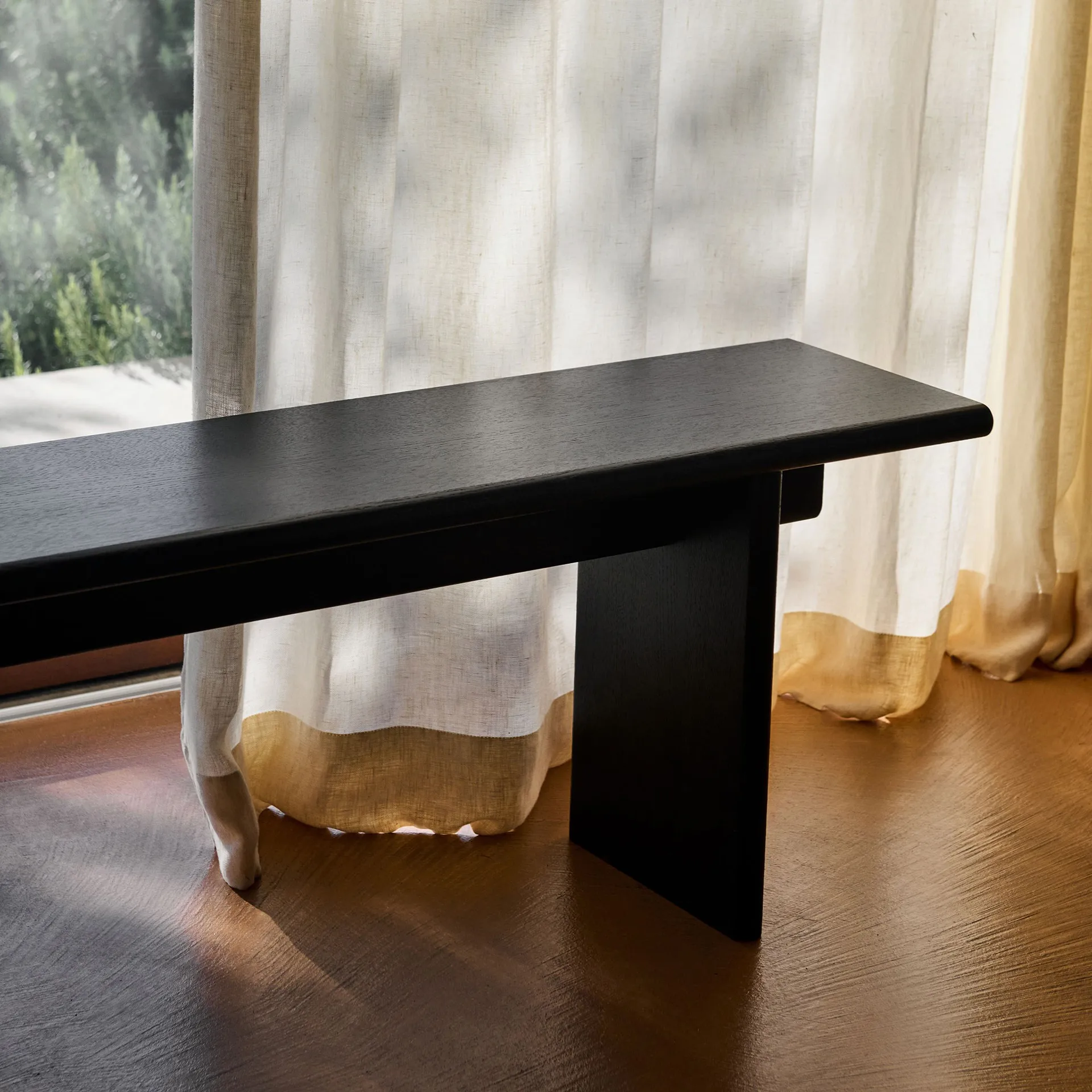 Banc Ita OS6 230 cm, Dark stained oak &Tradition