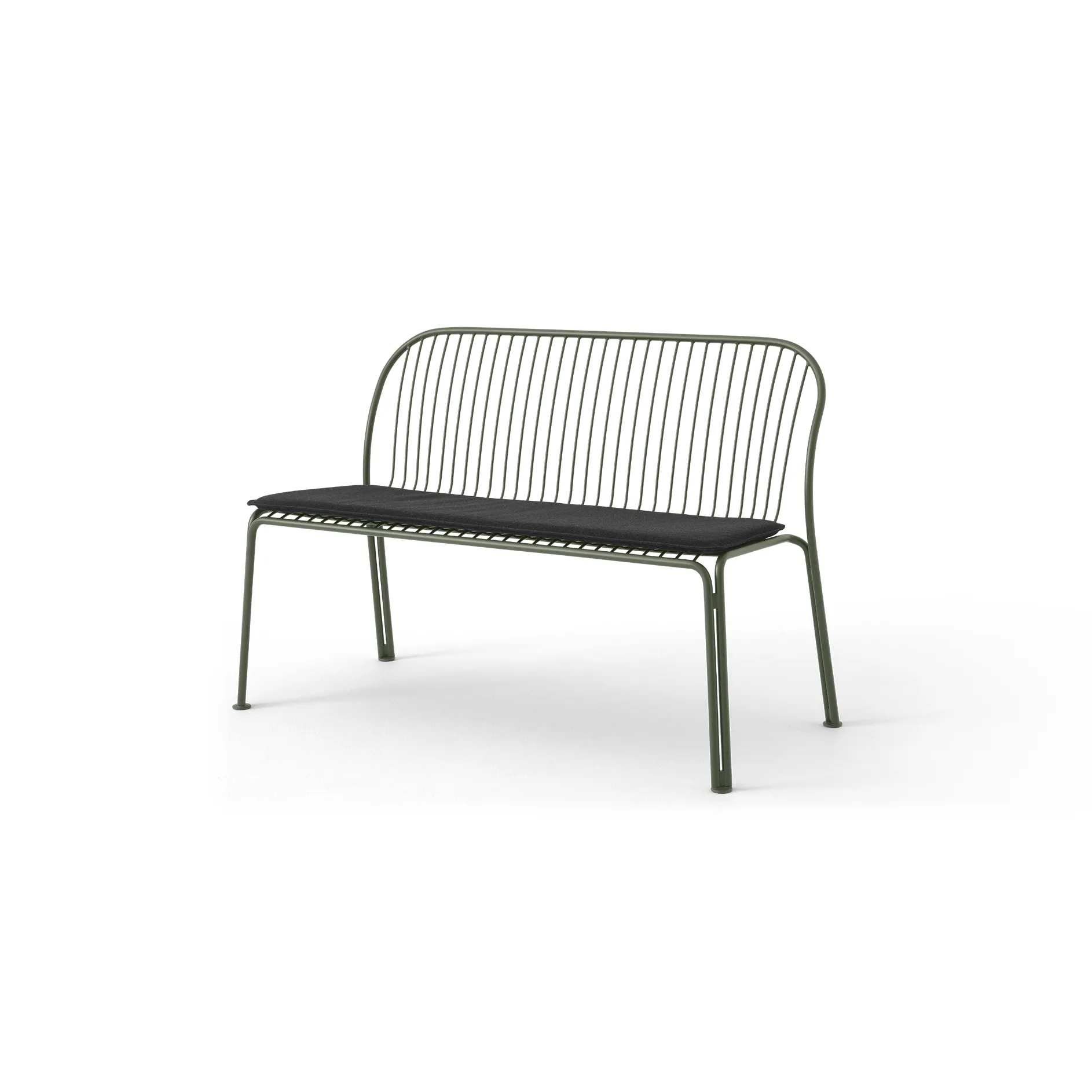 Banc Thorvald SC111, Bronze green, 129 cm &Tradition