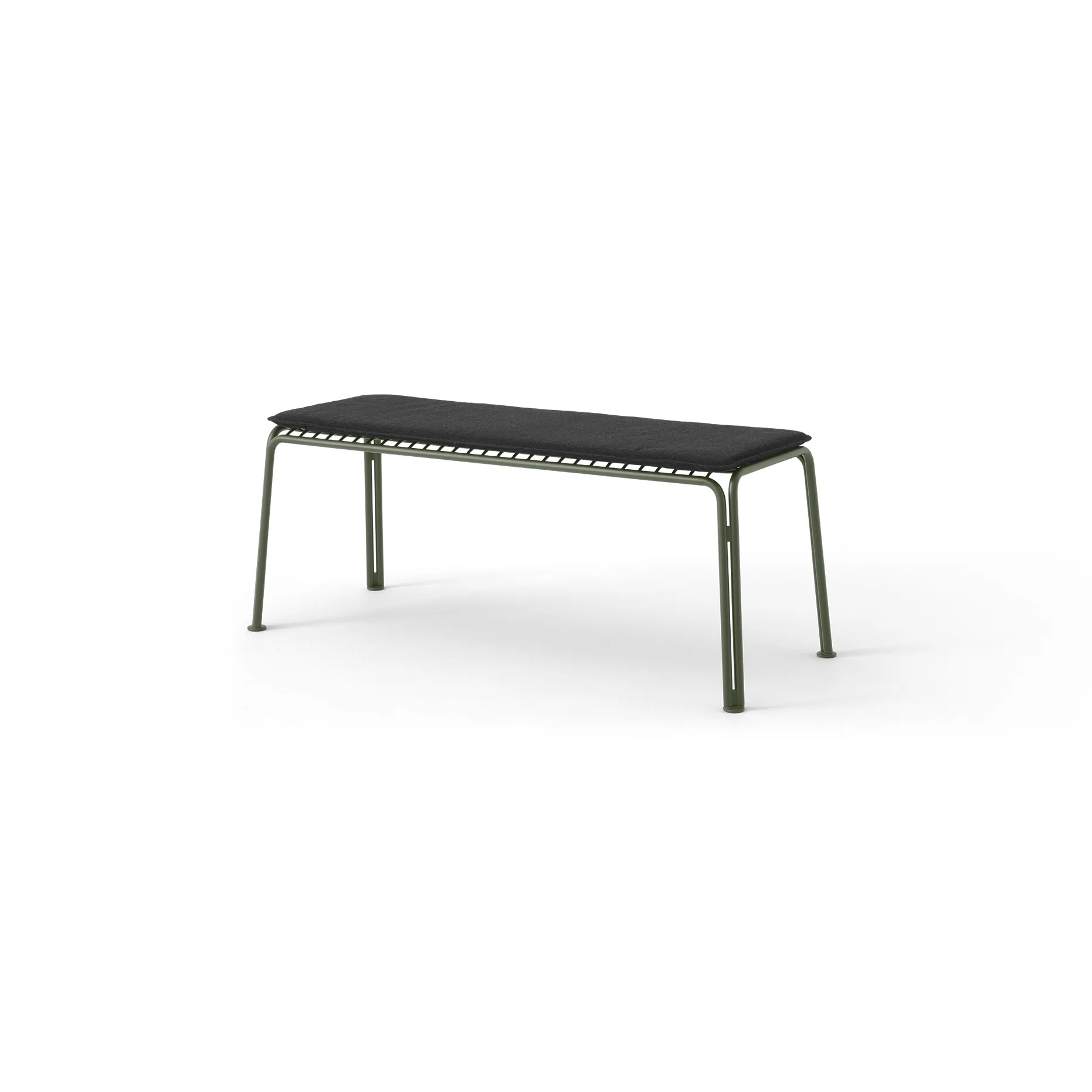Banc Thorvald SC112, Bronze green, 125 cm &Tradition