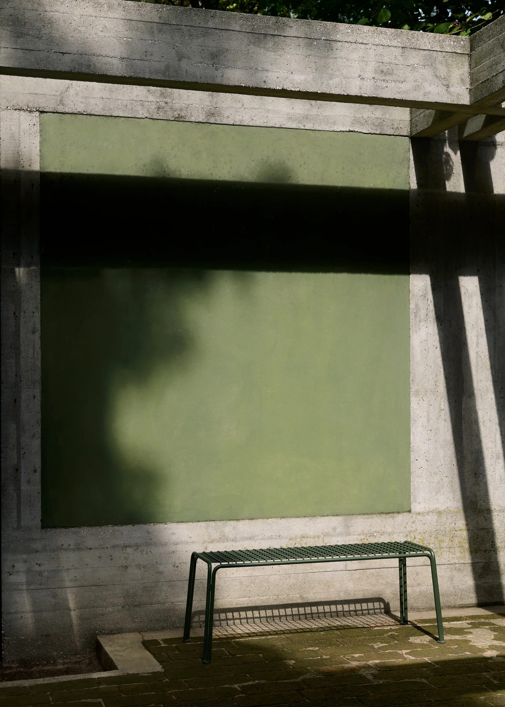 Banc Thorvald SC112, Bronze green, 125 cm &Tradition