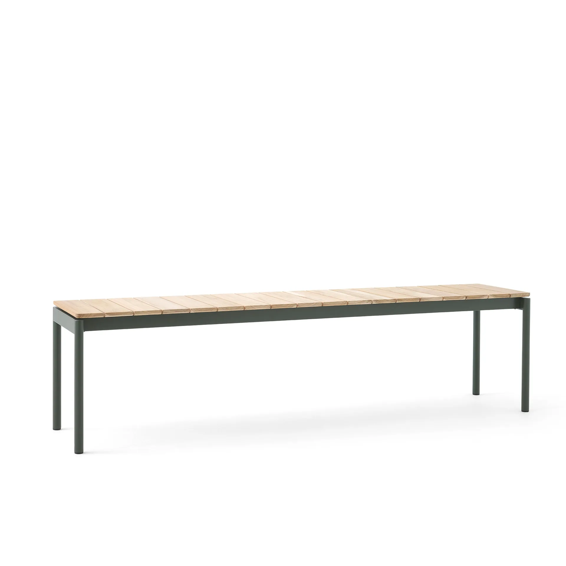 Banc Ville AV28 large 180x40 cm, Bronze green &Tradition