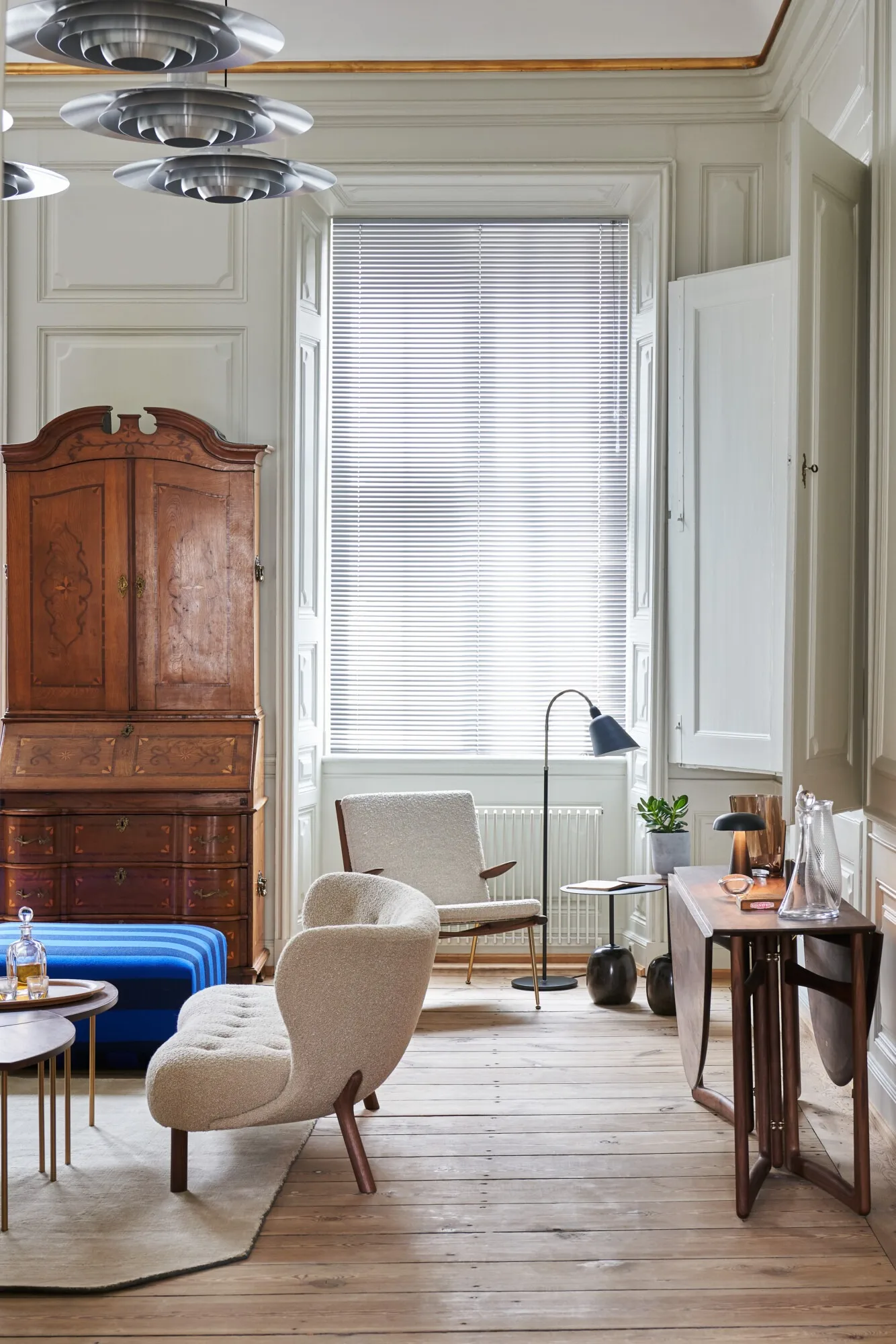 Canapé Little Petra VB2, Chêne huilé blanc- Sahara &Tradition