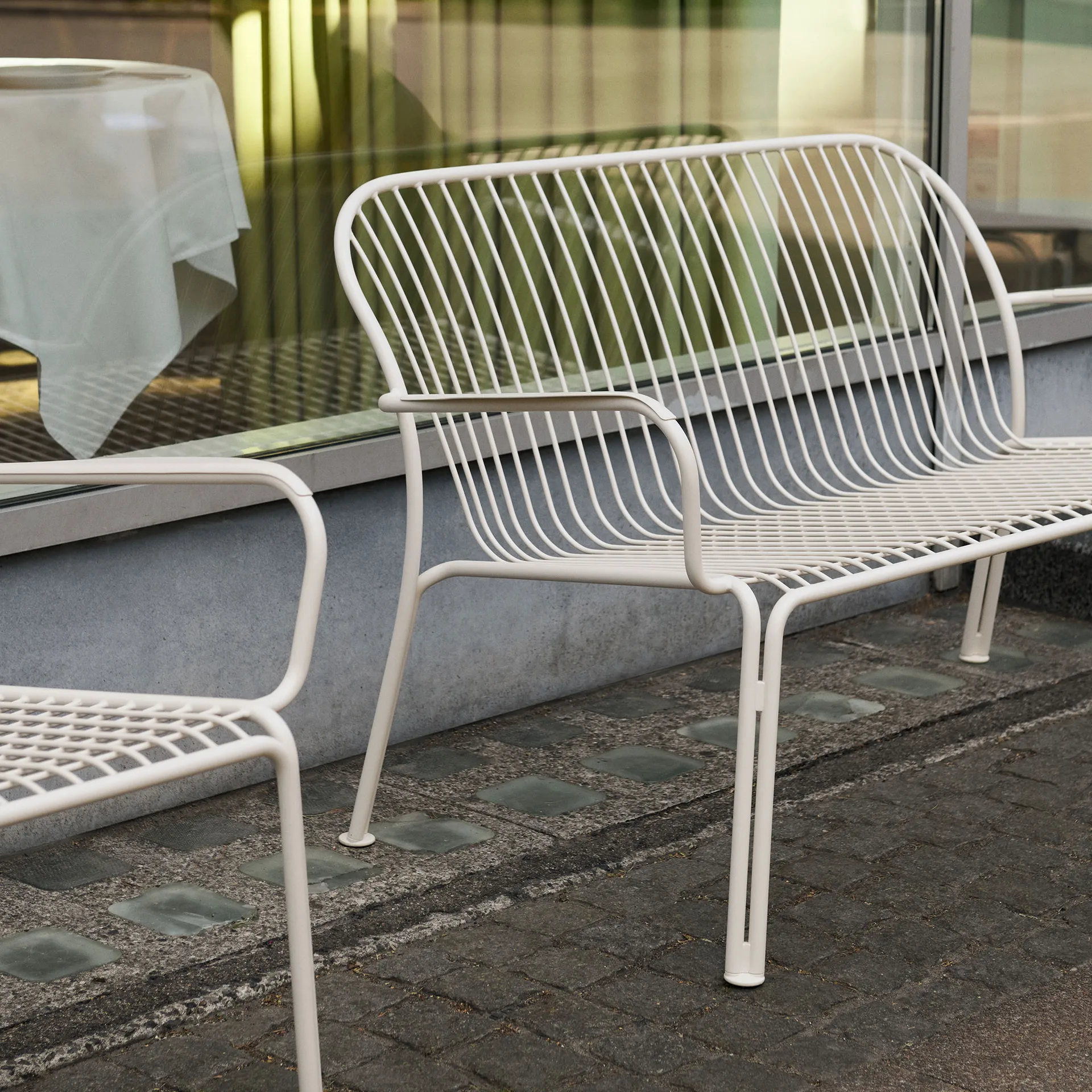 Canapé lounge Thorvald SC110, Ivory, 143 cm &Tradition