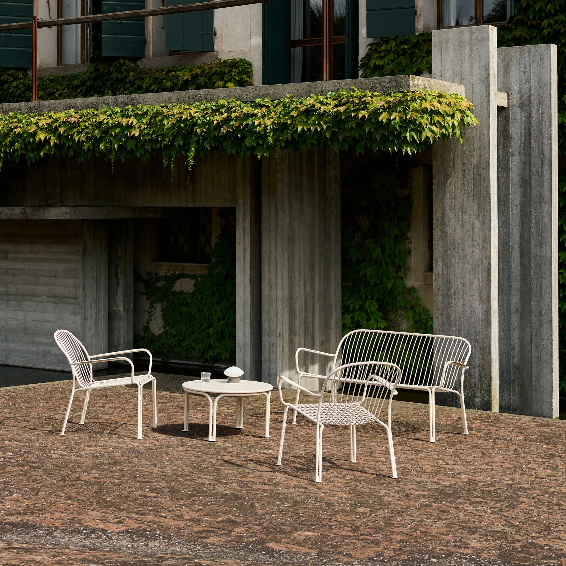 Canapé lounge Thorvald SC110, Ivory, 143 cm &Tradition