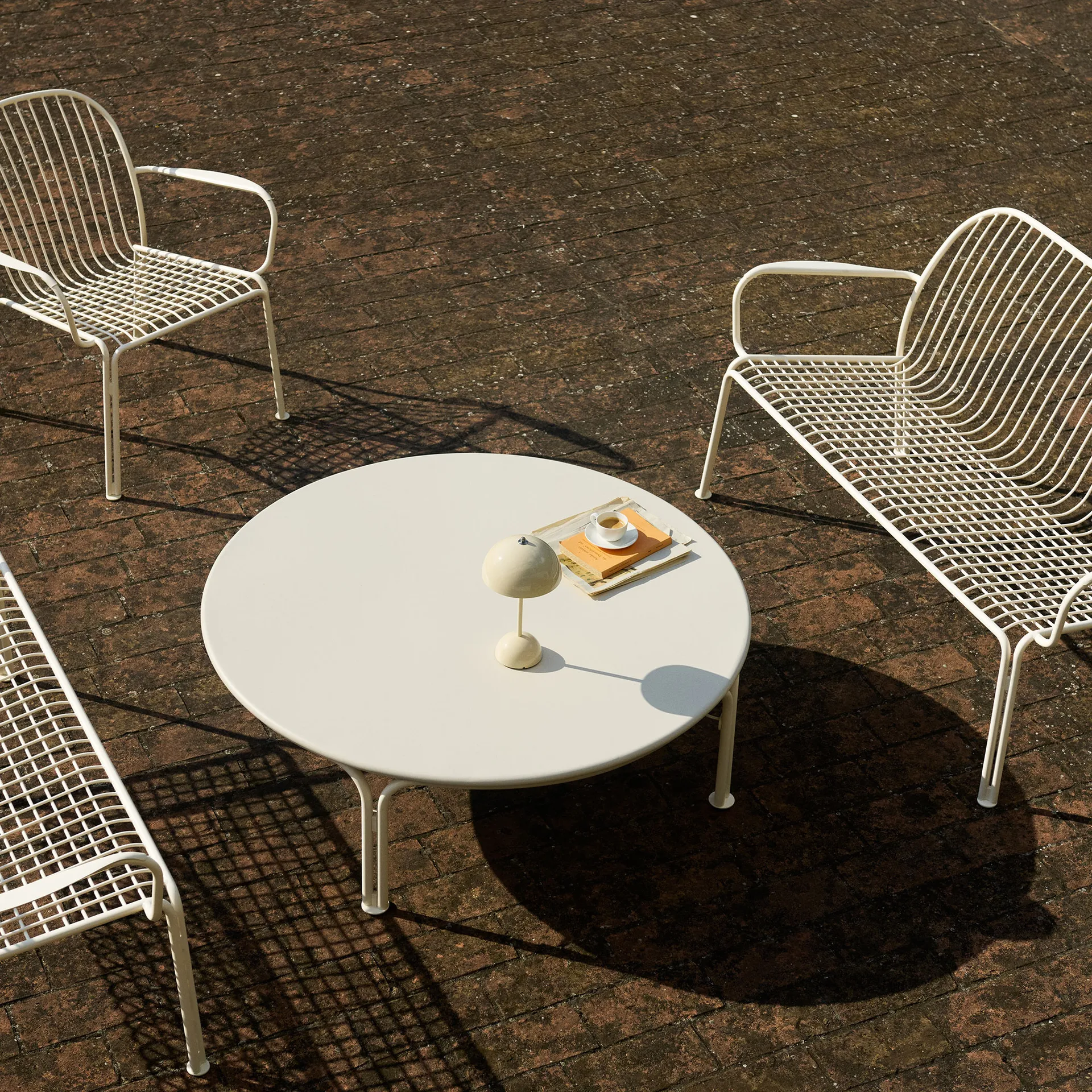 Canapé lounge Thorvald SC110, Ivory, 143 cm &Tradition