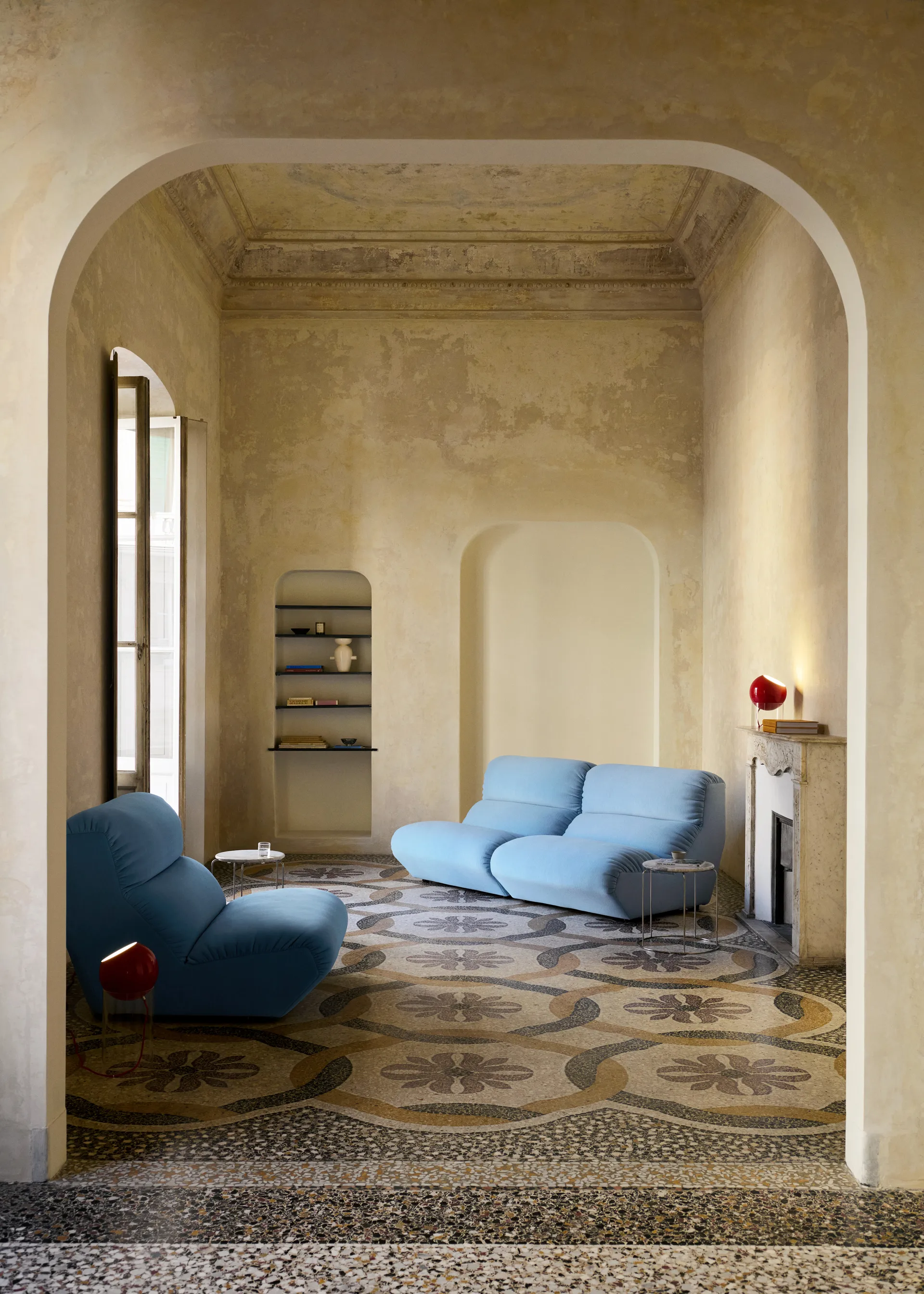 Canapé modulable Hi Lo AV54 module central, Gentle 0733 &Tradition