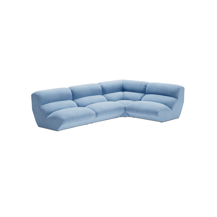 Canapé modulable Hi Lo configuration E Gentle 0733 - undefined - &Tradition