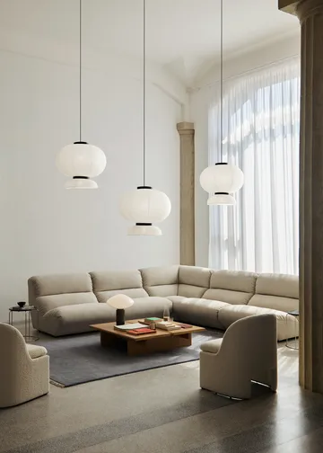 Canapé modulable Hi Lo configuration G Grain 61229 - &Tradition