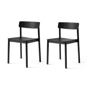 Chaise Betty TK2 lot de 2 - Noir - &Tradition