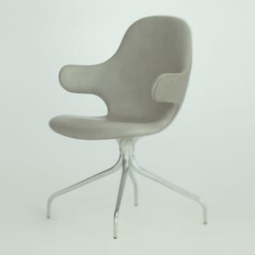 Chaise de bureau Catch JH2 - tissu steelcut 255 dark beige, structure tournante black - &Tradition