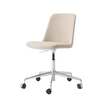 Chaise de bureau Rely HW31 - Hallingdal 200-structure aluminium - &Tradition