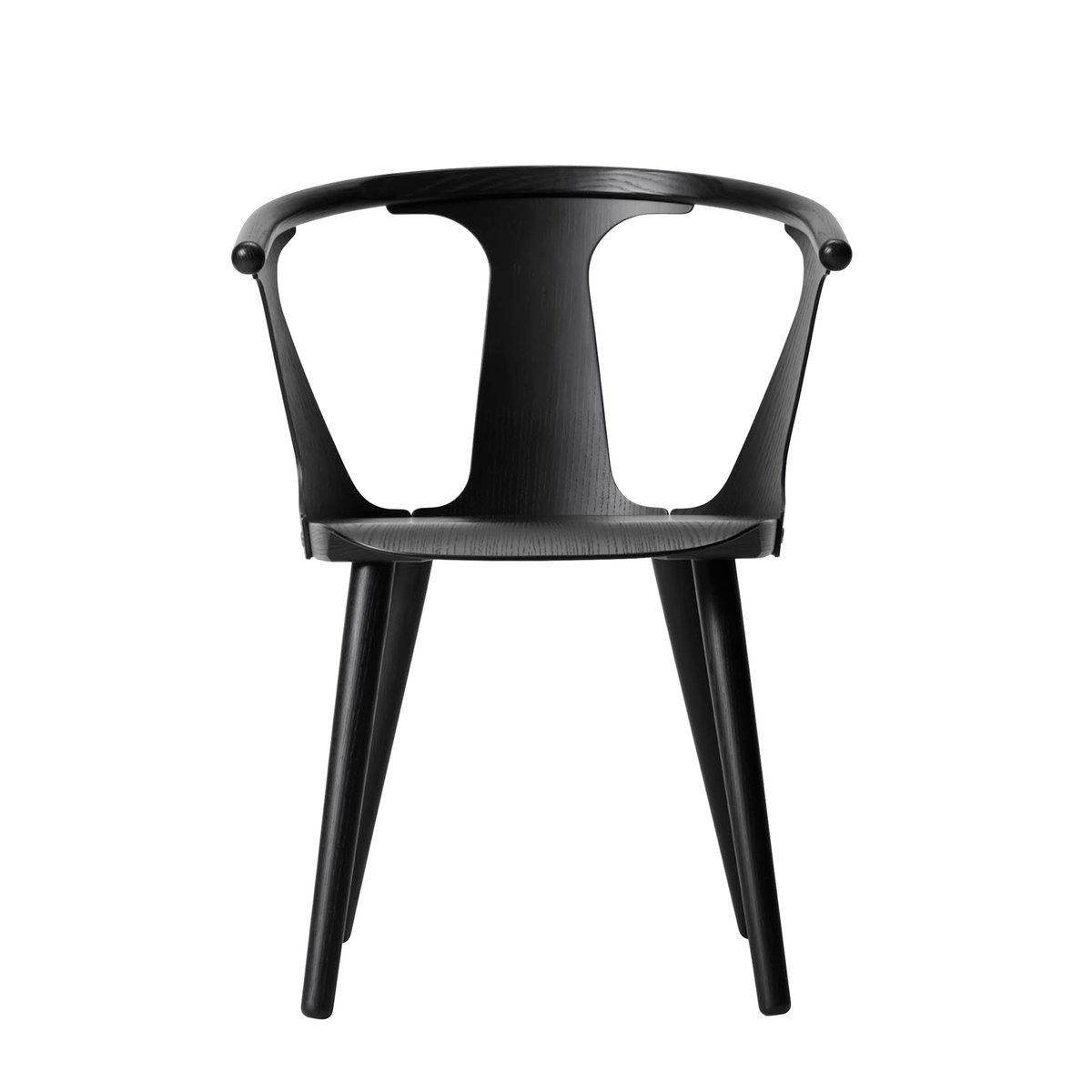 &Tradition Chaise In Between SK1 frêne vernis noir | Design Scandinave | Chaises | Noir