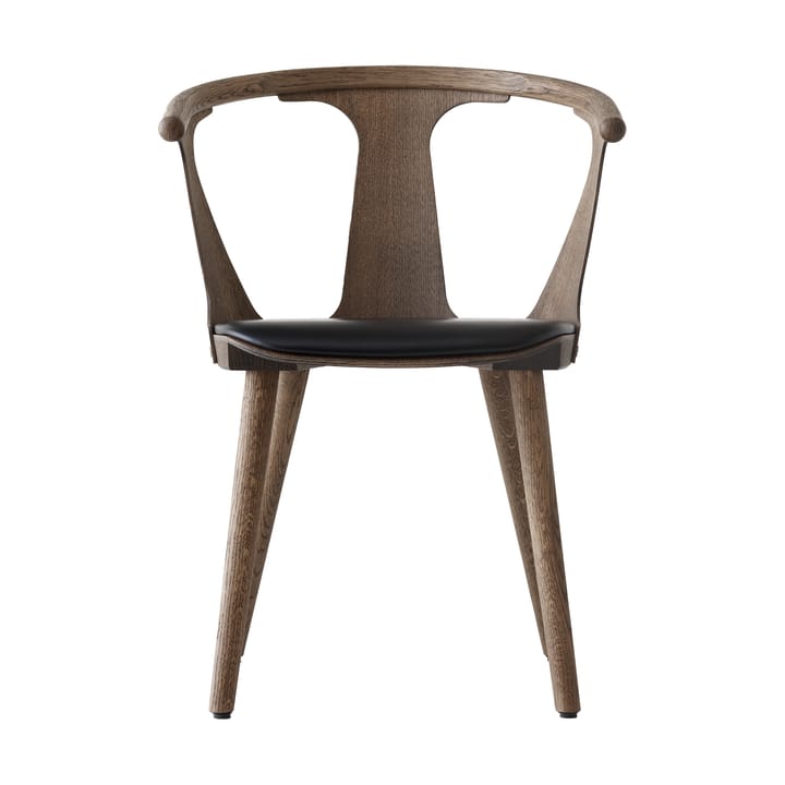 Chaise In Between SK2, Chêne fumé huilé-Noble cuir noir &Tradition
