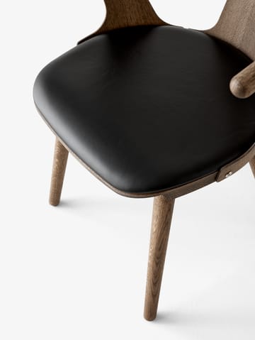 Chaise In Between SK2 - Chêne fumé huilé-Noble cuir noir - &Tradition