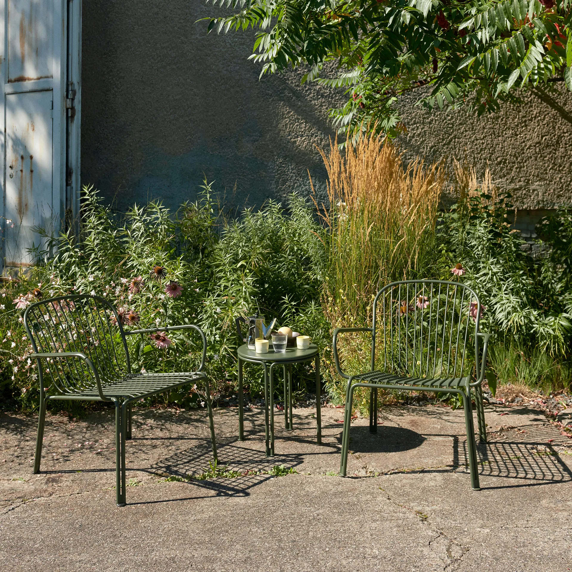 Chaise longue Thorvald SC101, Bronze green &Tradition