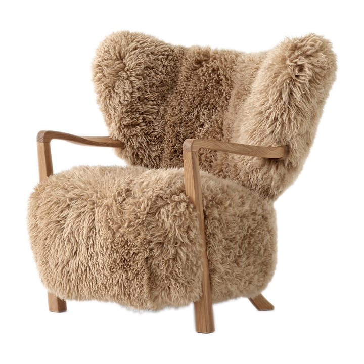 Chaise longue Wulff ATD2 fauteuil - Chêne huilé-Miel peau de mouton - &Tradition