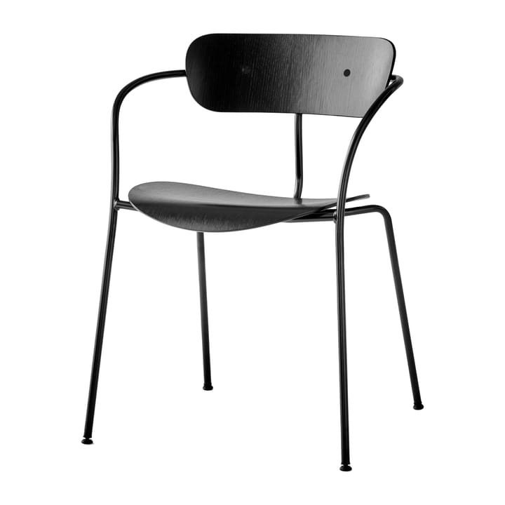 Chaise Pavilion AV2 - chêne laqué noir - &Tradition