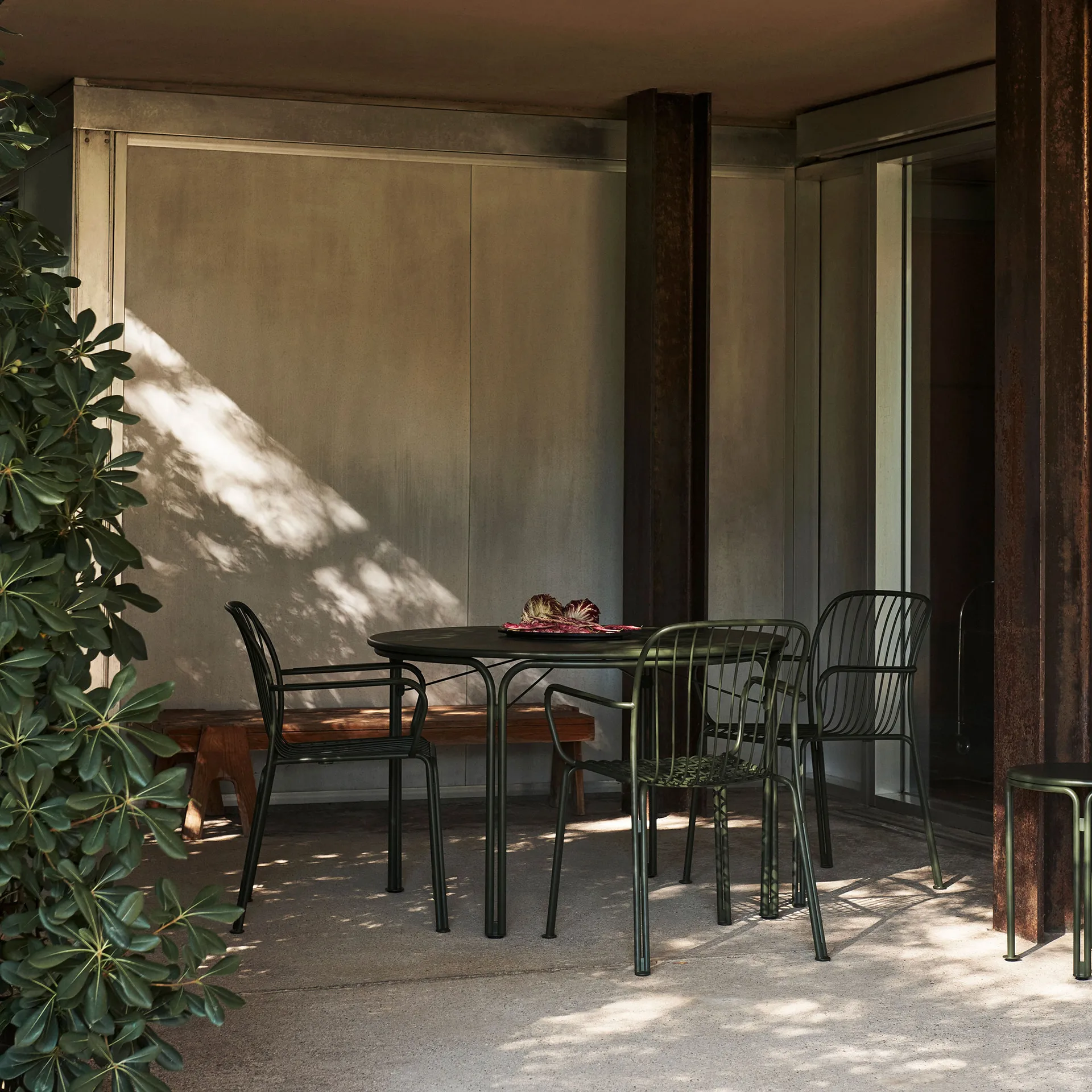 Chaise Thorvald SC95, Bronze green &Tradition