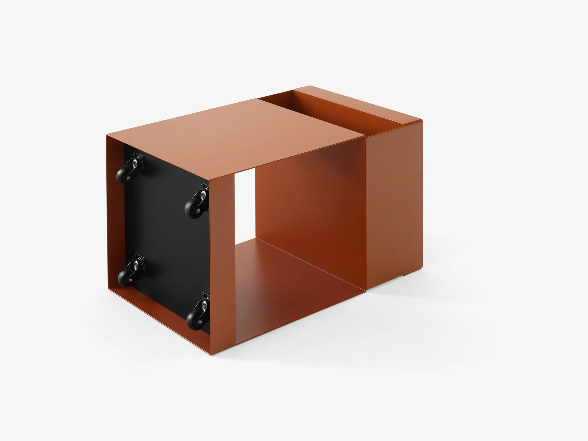 Chariot de service Rotate SC73 terre cuite, Terre cuite &Tradition