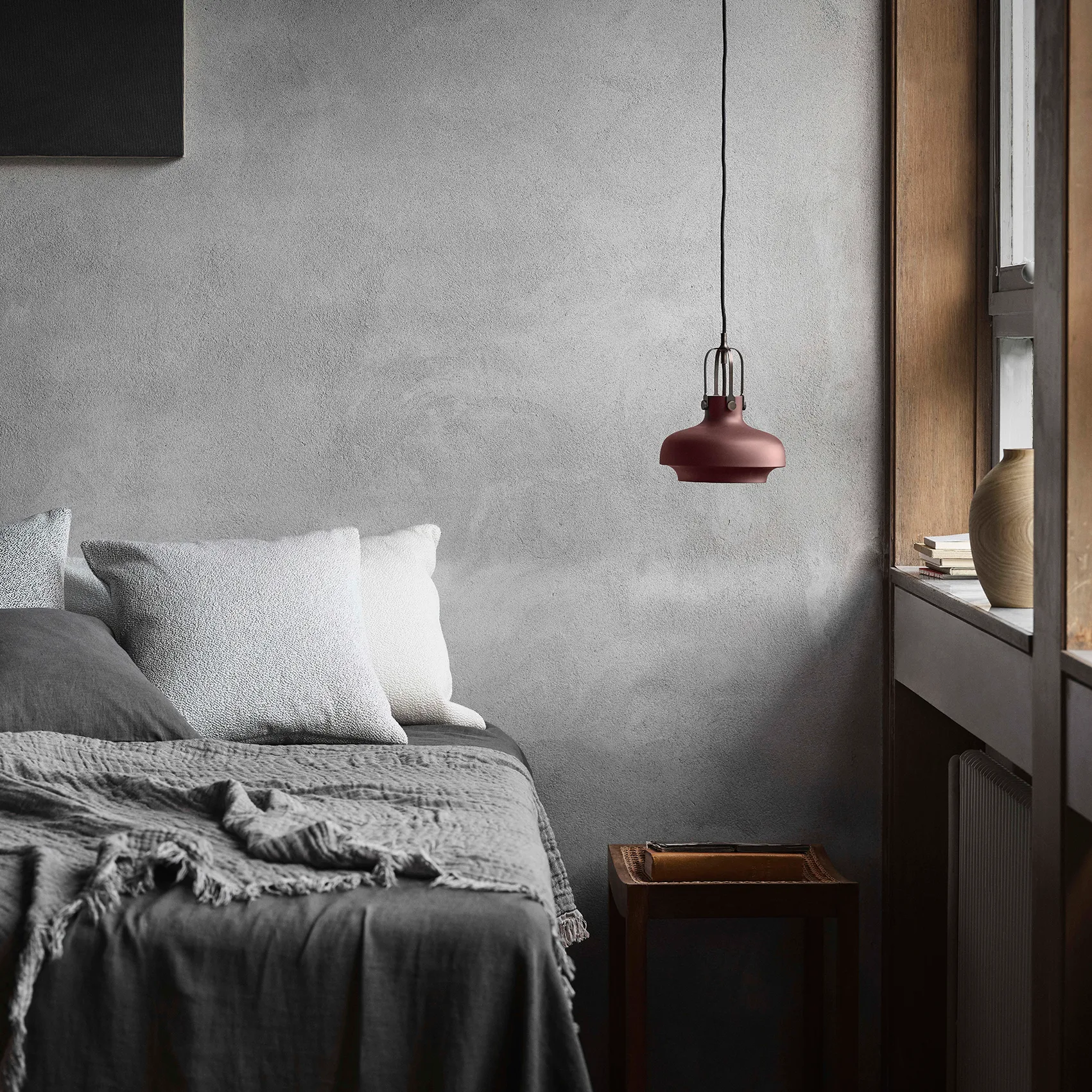 Coussin Collect SC28 Boucle 50x50 cm, Ivory (blanc) &Tradition