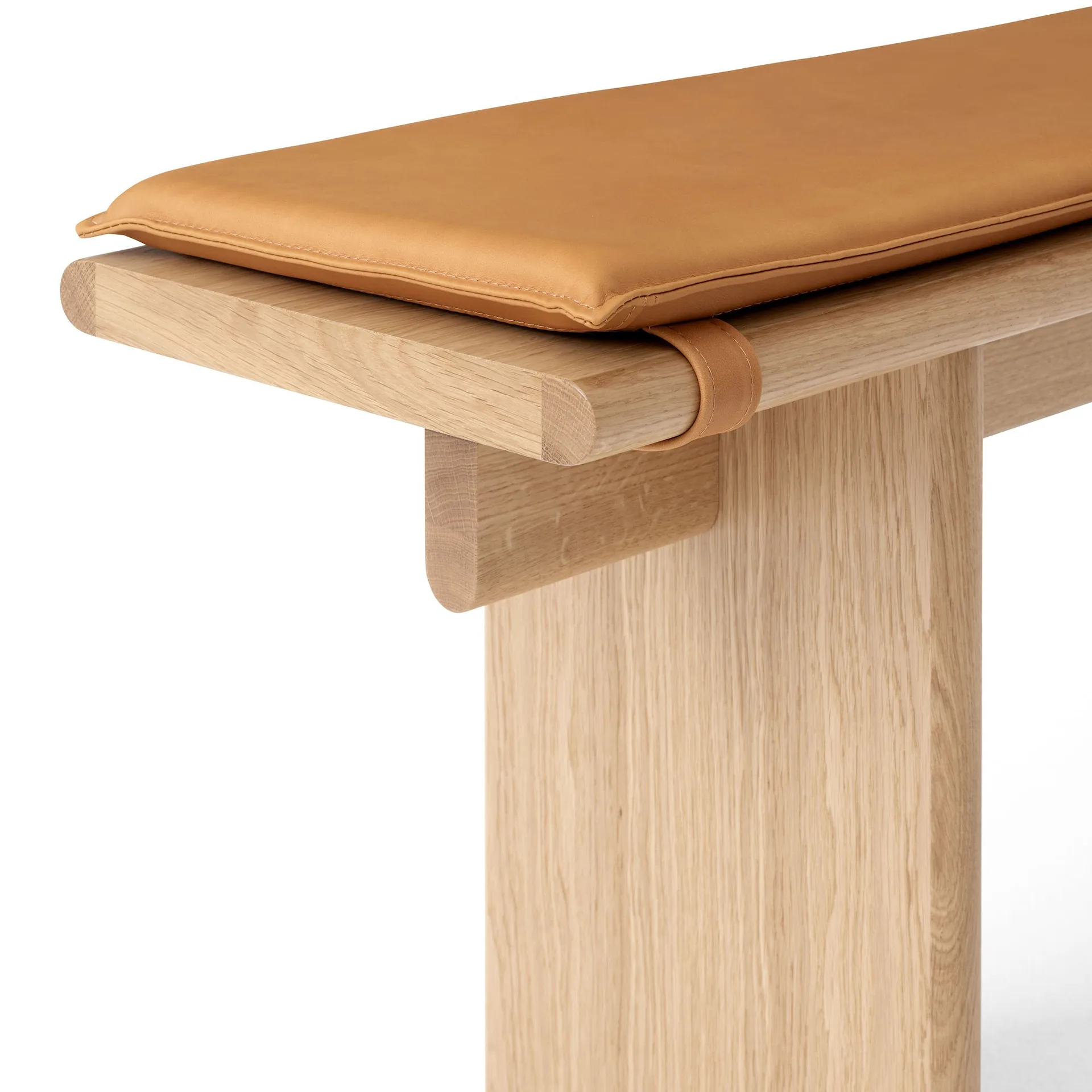 Coussin de banc Ita OS6 230 cm, Noble leather congnac &Tradition