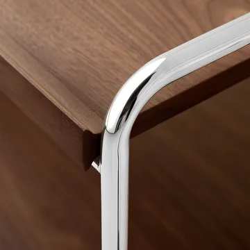 Étagère Alima NDS6 - Noyer laqué-chrome - &Tradition