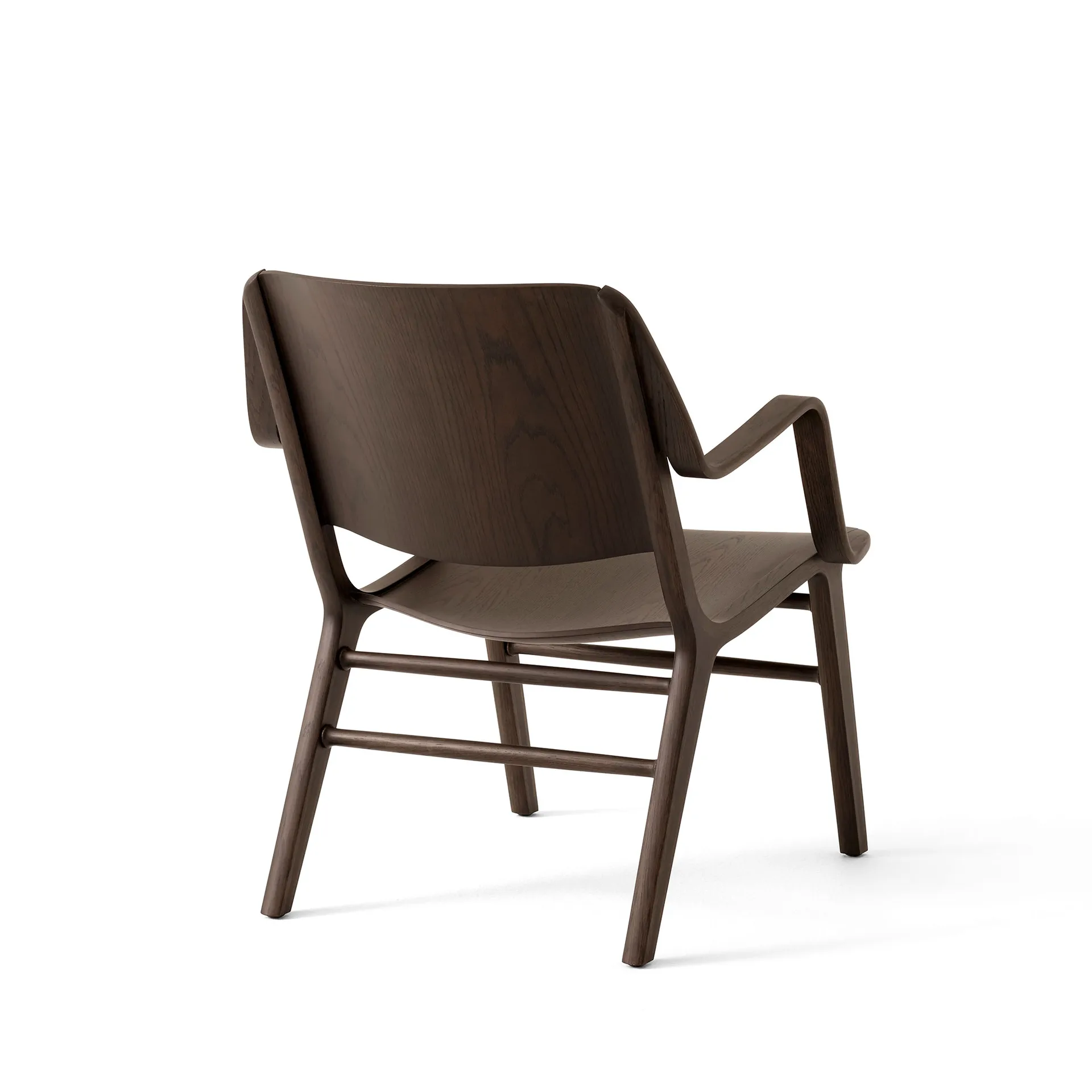 Fauteuil AX HM11 Lounge Chair, Dark stained oak &Tradition