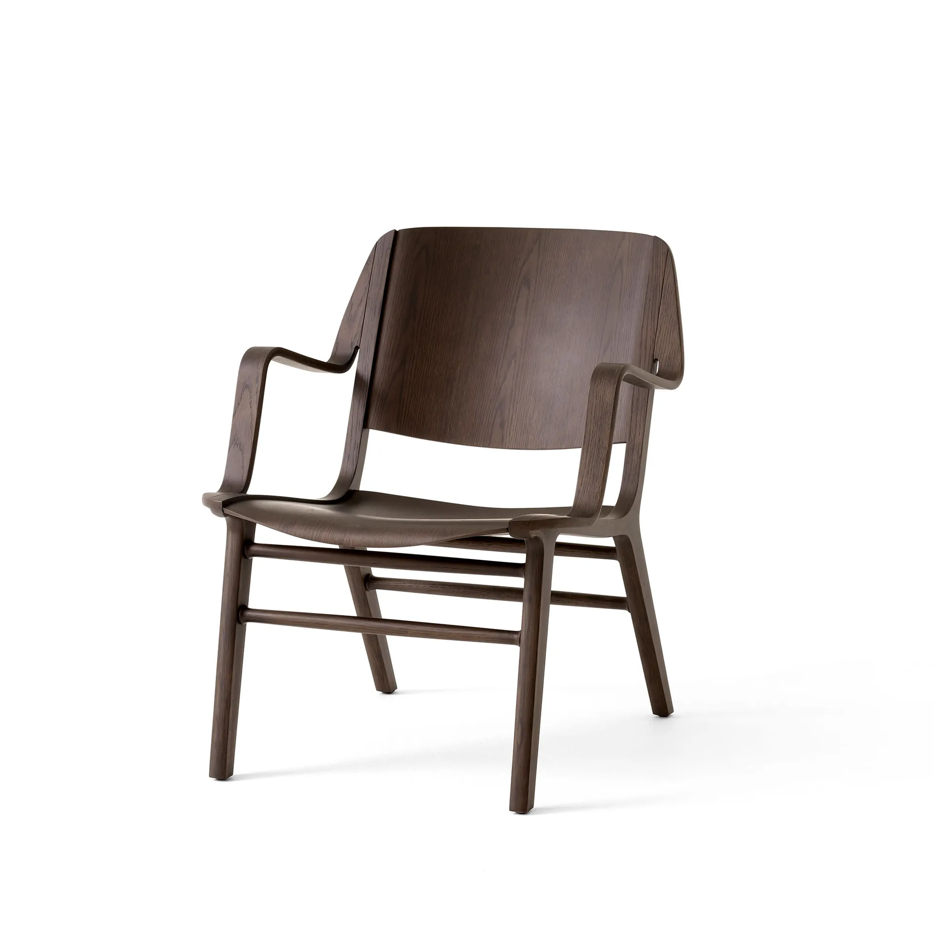 Fauteuil AX HM11 Lounge Chair, Dark stained oak &Tradition