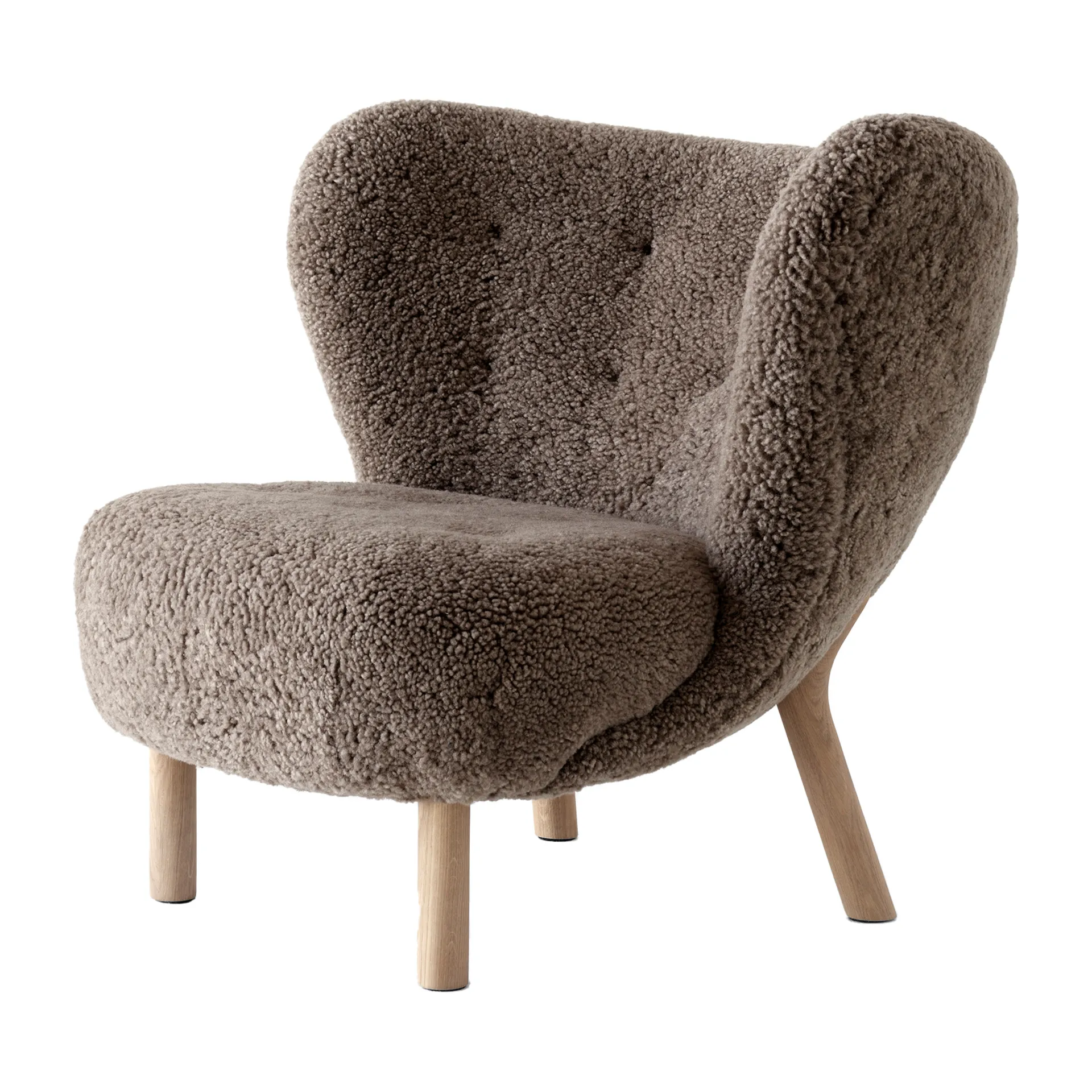 Fauteuil Little Petra VB1, Chêne blanchi huilé-Sahara &Tradition