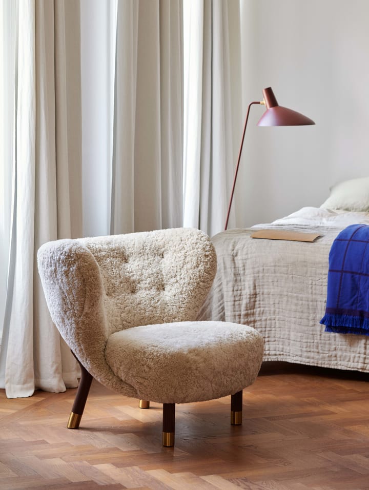 Fauteuil Little Petra VB1 Limited Edition, Noyer, laiton-Moonlight &Tradition