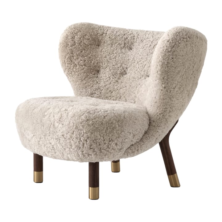Fauteuil Little Petra VB1 Limited Edition, Noyer, laiton-Moonlight &Tradition