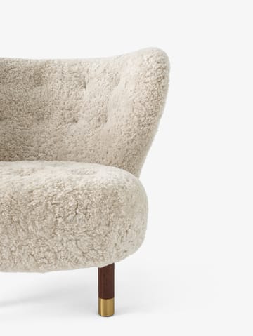 Fauteuil Little Petra VB1 Limited Edition - Noyer, laiton-Moonlight - &Tradition