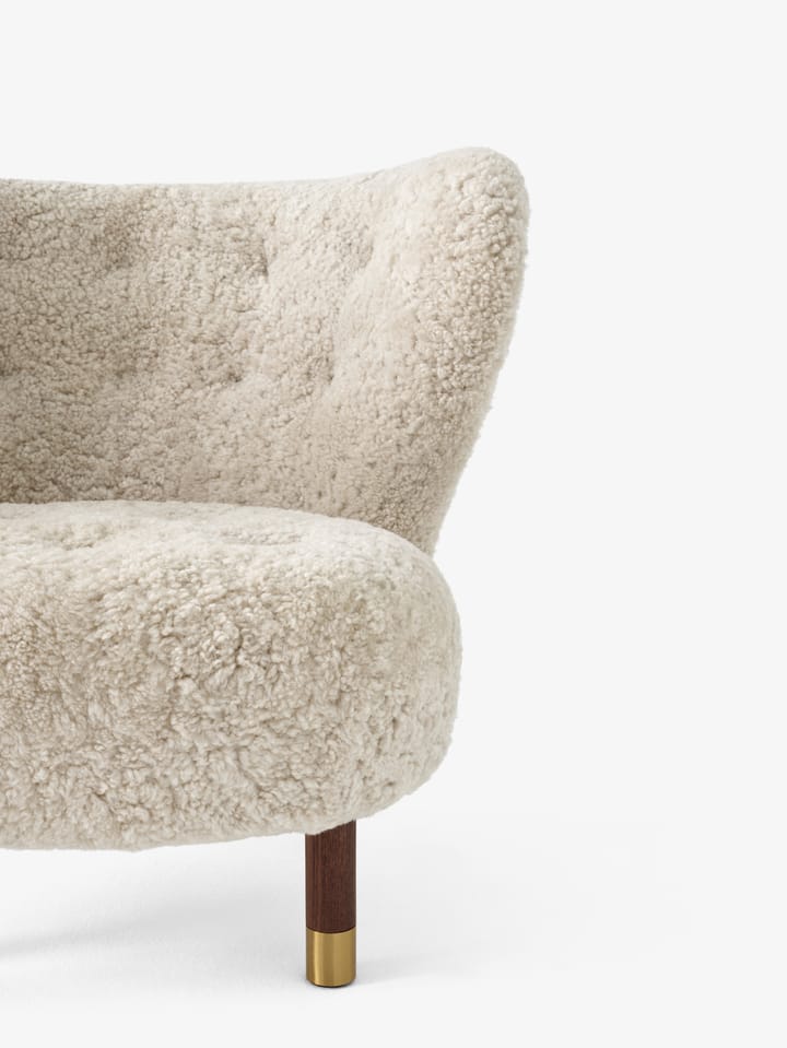 Fauteuil Little Petra VB1 Limited Edition, Noyer, laiton-Moonlight &Tradition