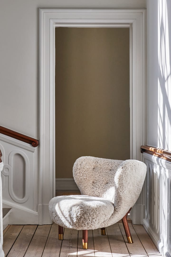 Fauteuil Little Petra VB1 Limited Edition, Noyer, laiton-Moonlight &Tradition