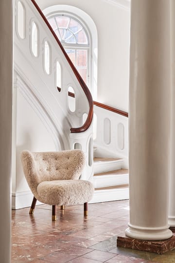 Fauteuil Little Petra VB1 Limited Edition - Noyer, laiton-Moonlight - &Tradition