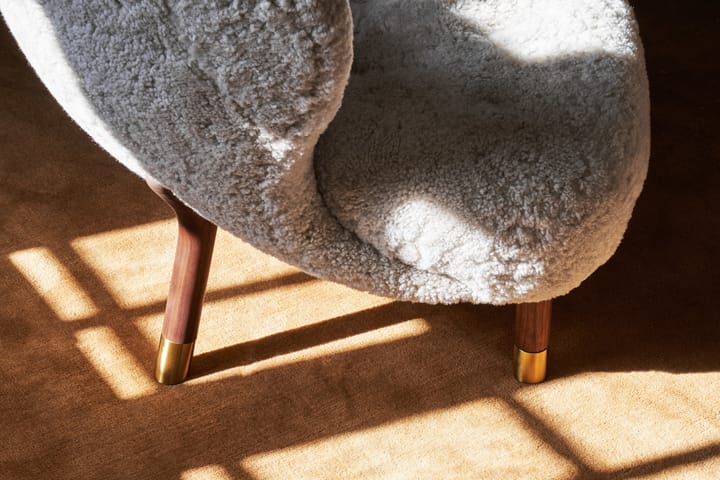 Fauteuil Little Petra VB1 Limited Edition, Noyer, laiton-Moonlight &Tradition