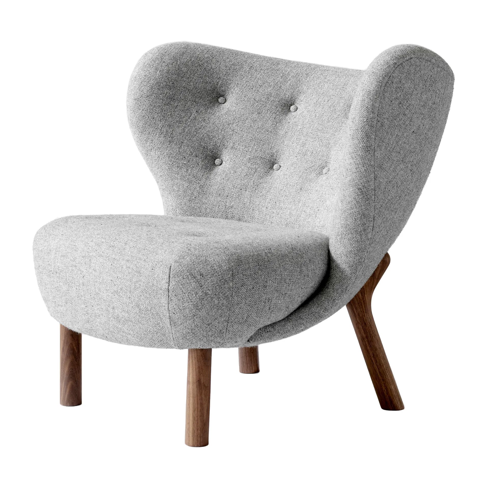 Fauteuil Little Petra VB1, Noyer huilé-Hallingdal &Tradition