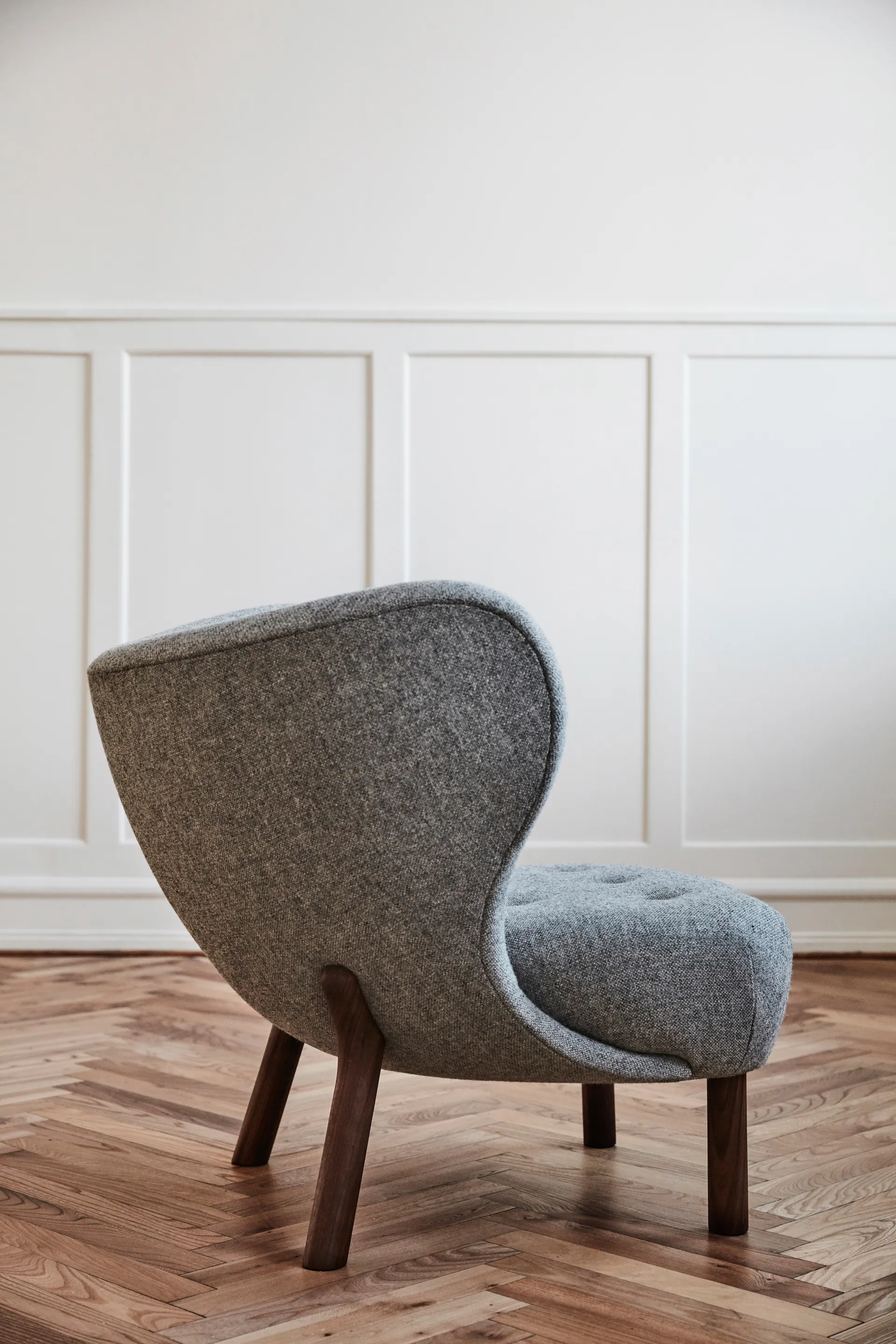 Fauteuil Little Petra VB1, Noyer huilé-Hallingdal &Tradition