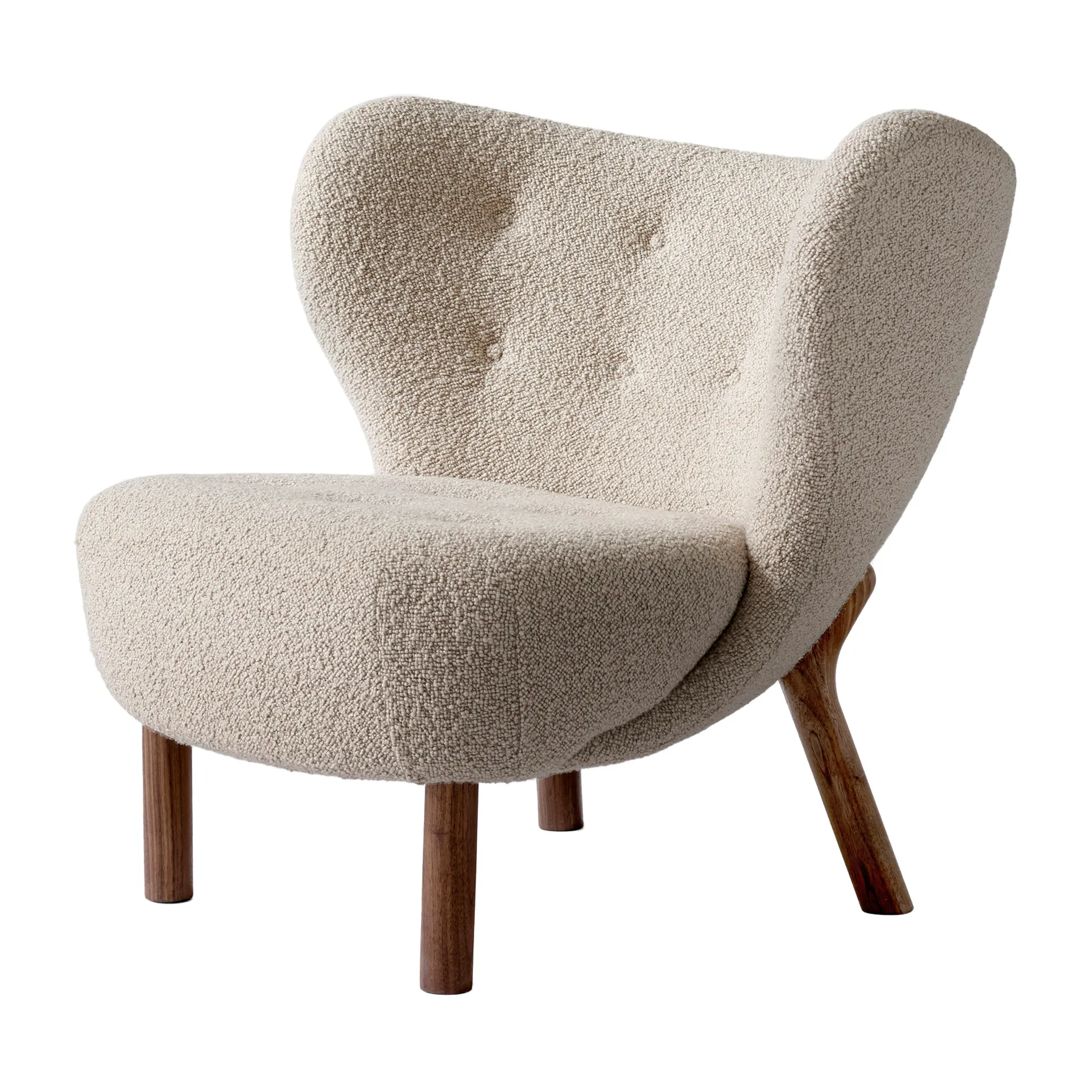 Fauteuil Little Petra VB1, Noyer huilé-Karakorum 003 &Tradition