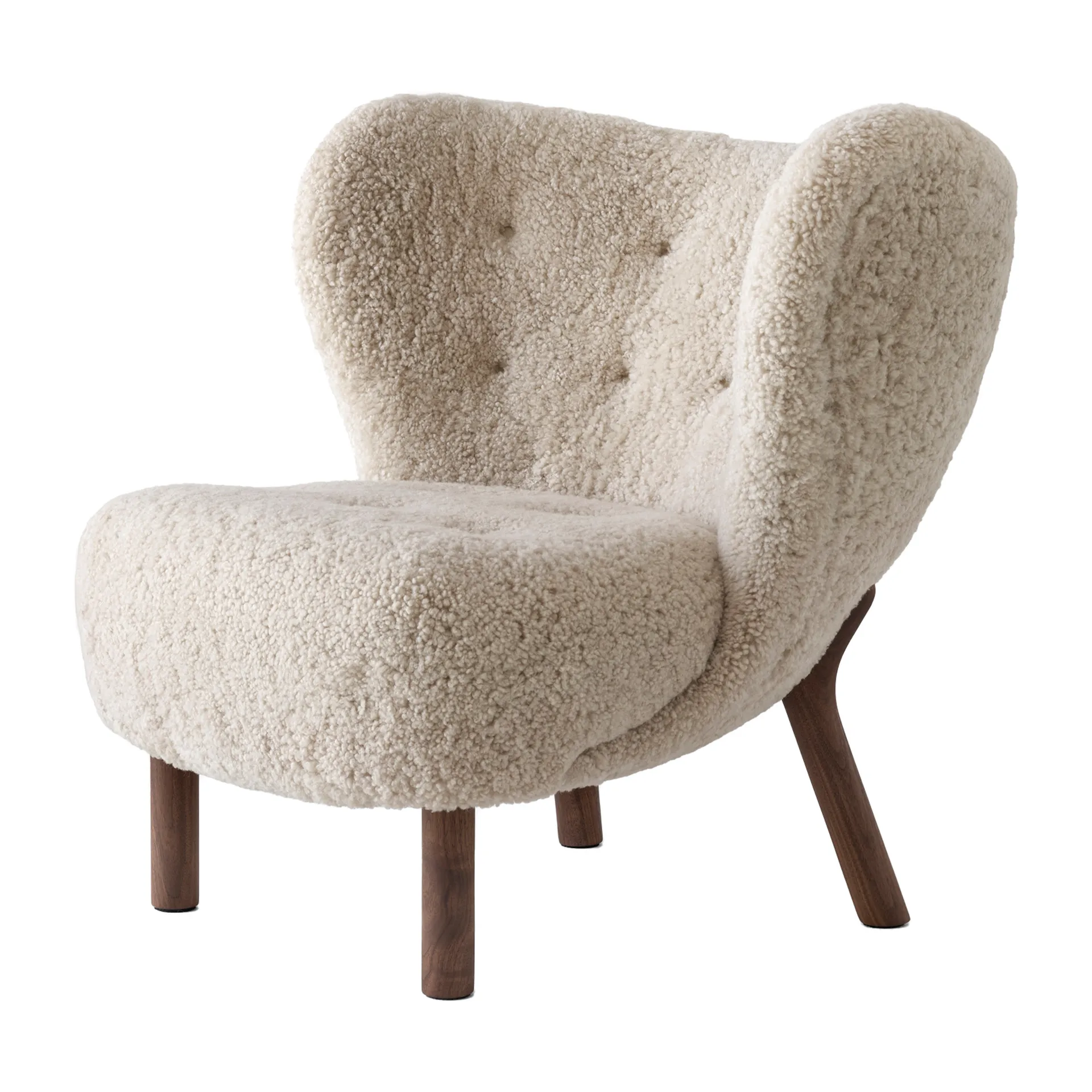 Fauteuil Little Petra VB1, Noyer-Moonlight &Tradition